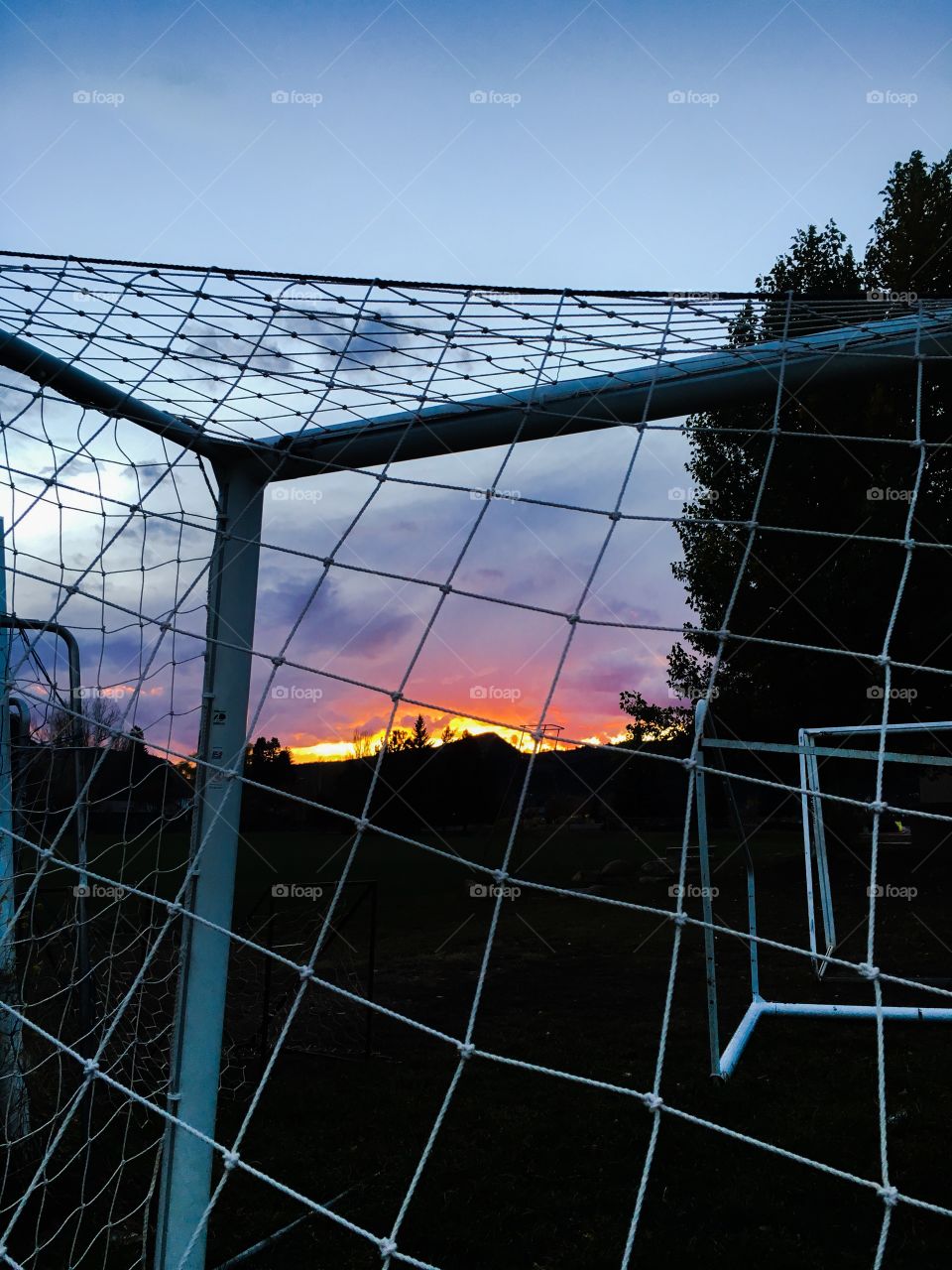 Sunsets on soccer practice 