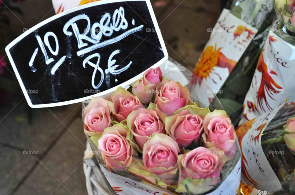 pink roses rue cler market paris roses for sale by micheled312