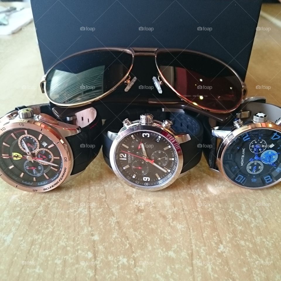 My choice of watches. . I strive to own the best. 