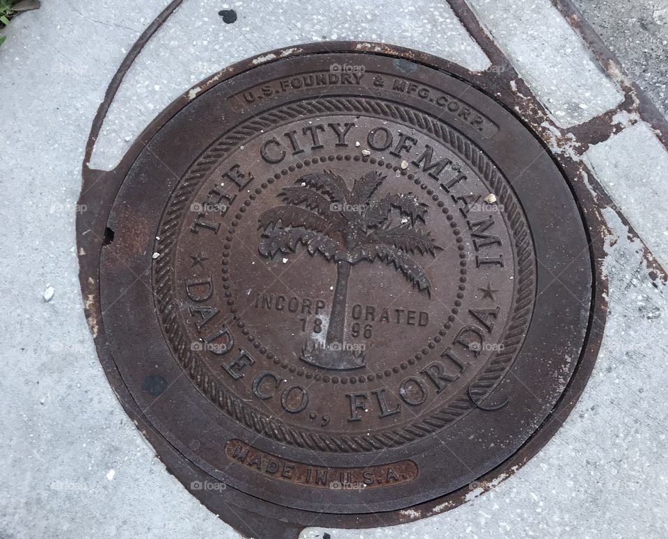 Miami Manhole Cover
