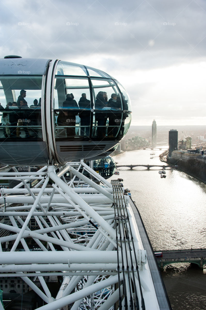 view from the London Eye 