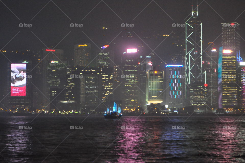 Hong Kong, night