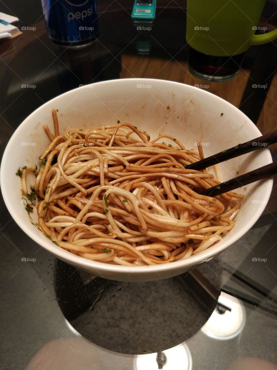 Noodles Mixed with Scallion