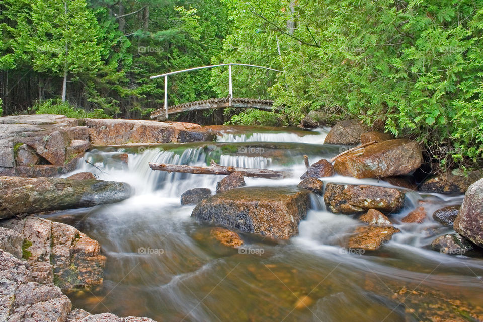 Hadlock Falls in Acadia National Park