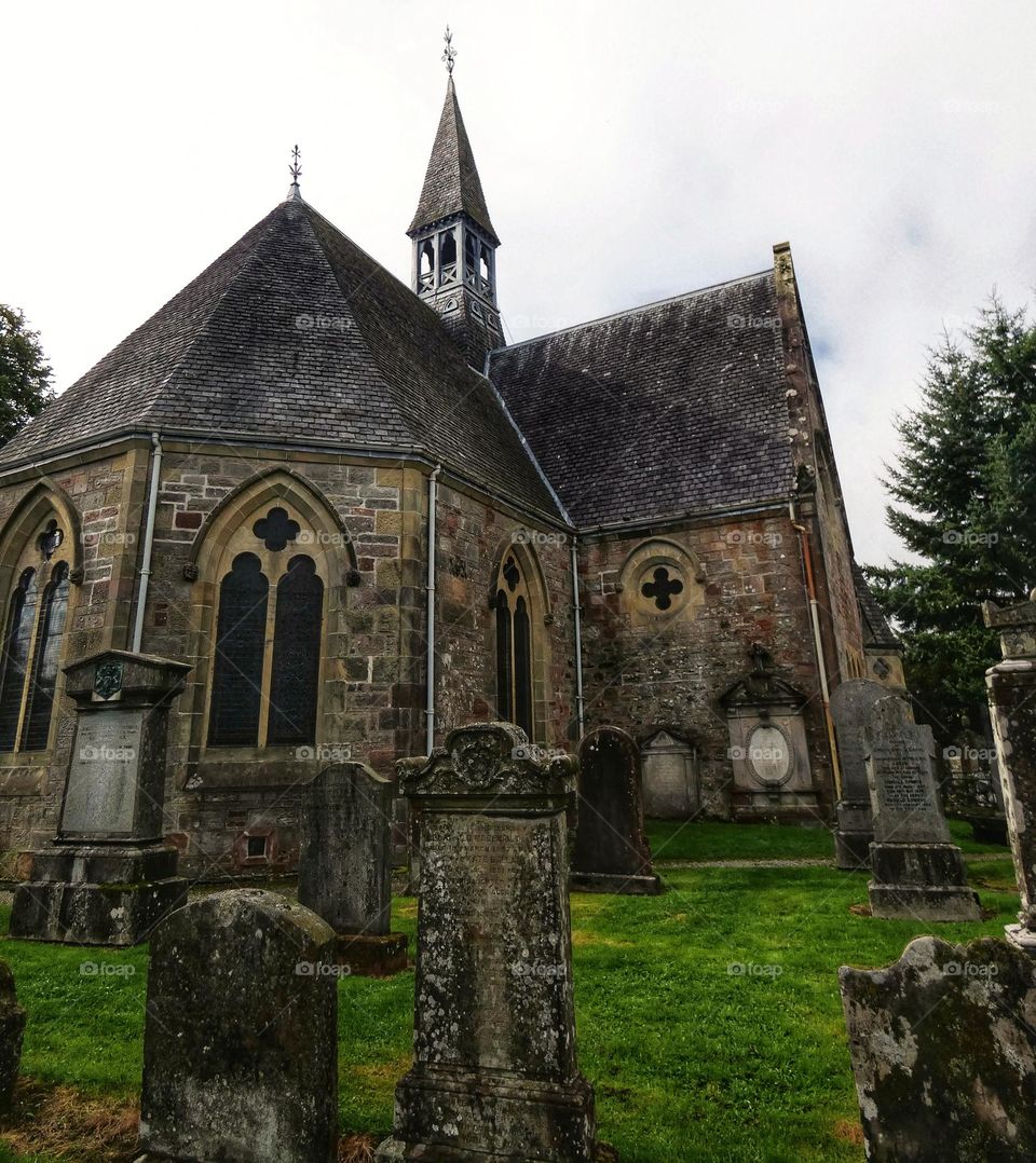 Old church and grave yard