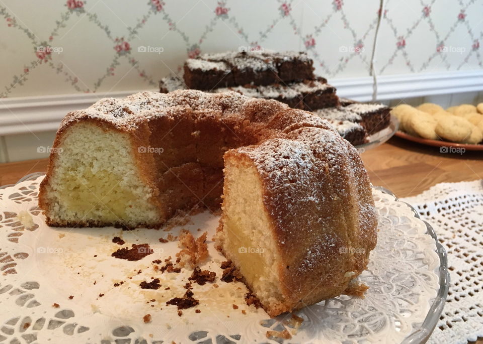 Sugar sponge cake, Skåne.