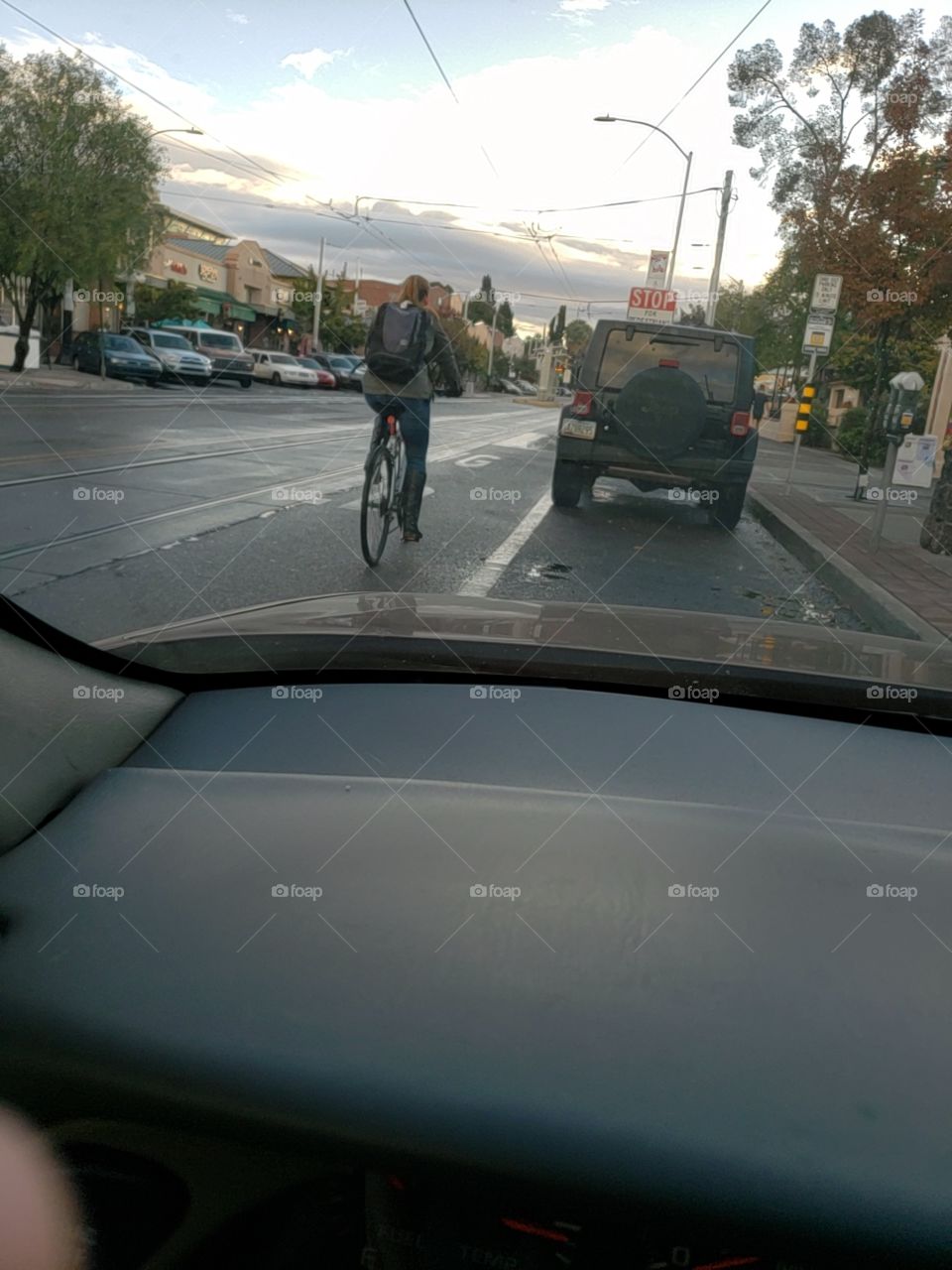 morning commute, off to work or school.