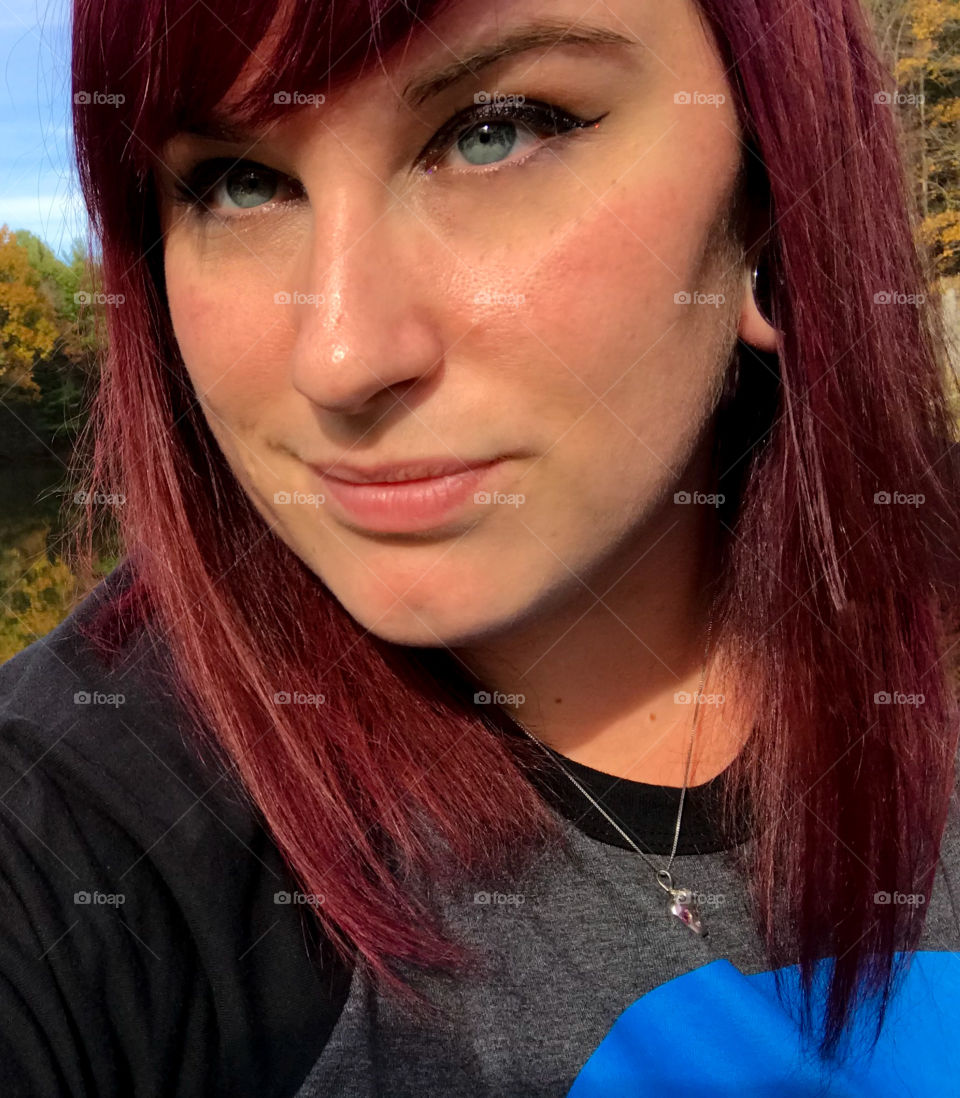Red hair and sunlight
