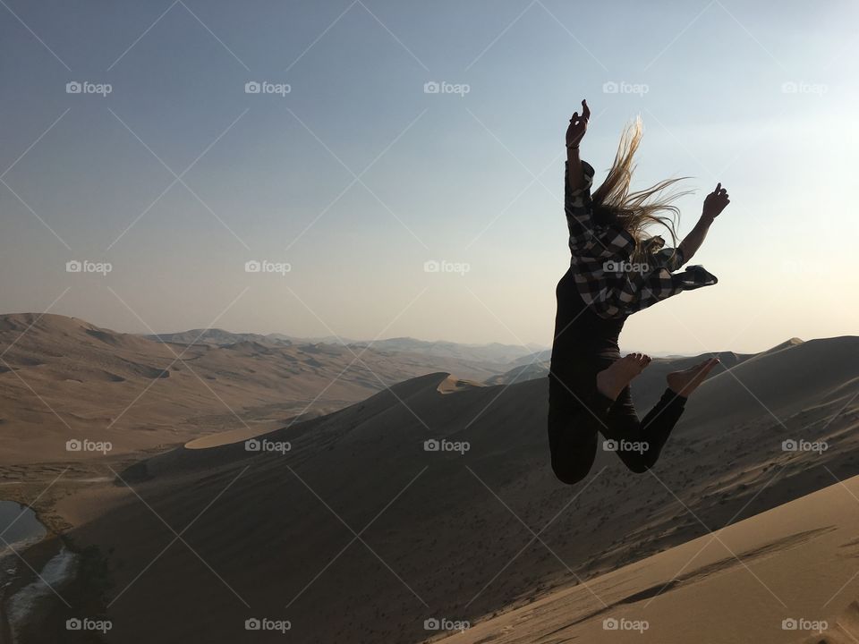 Adventure in the desert jump