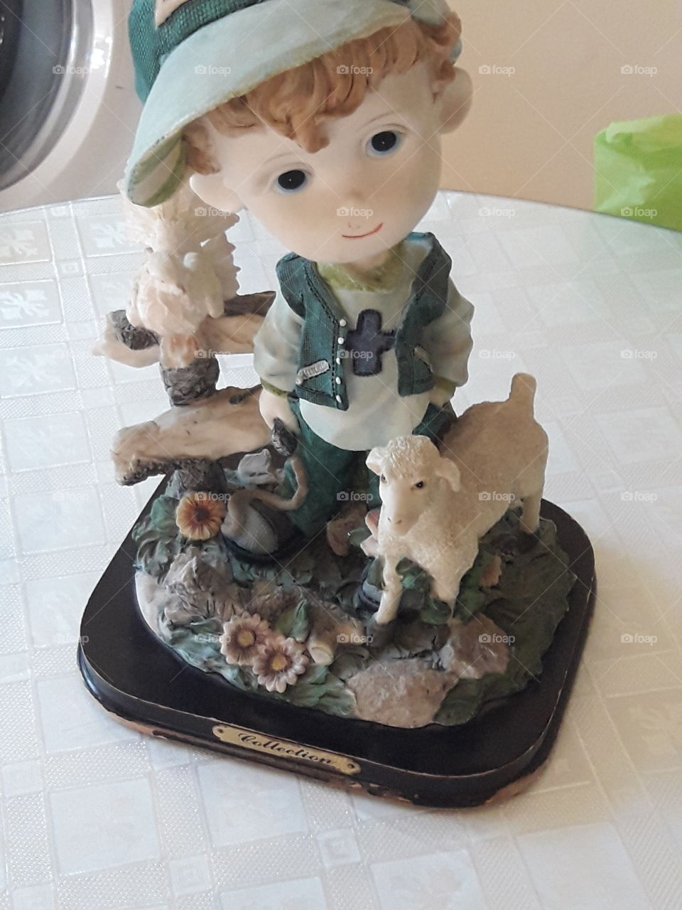 one beautiful statue boy decoration
