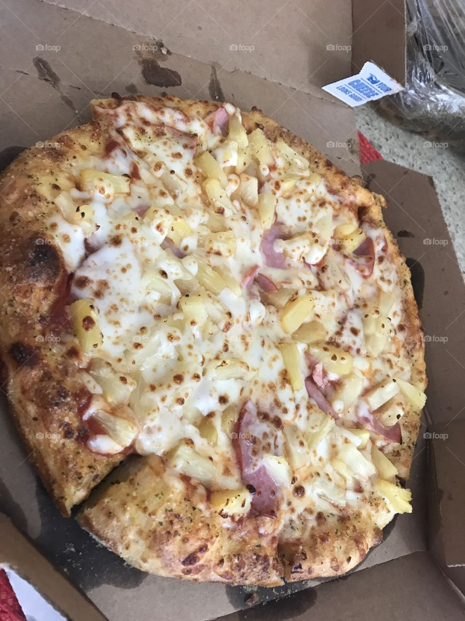 Pineapple and Ham Pizza
