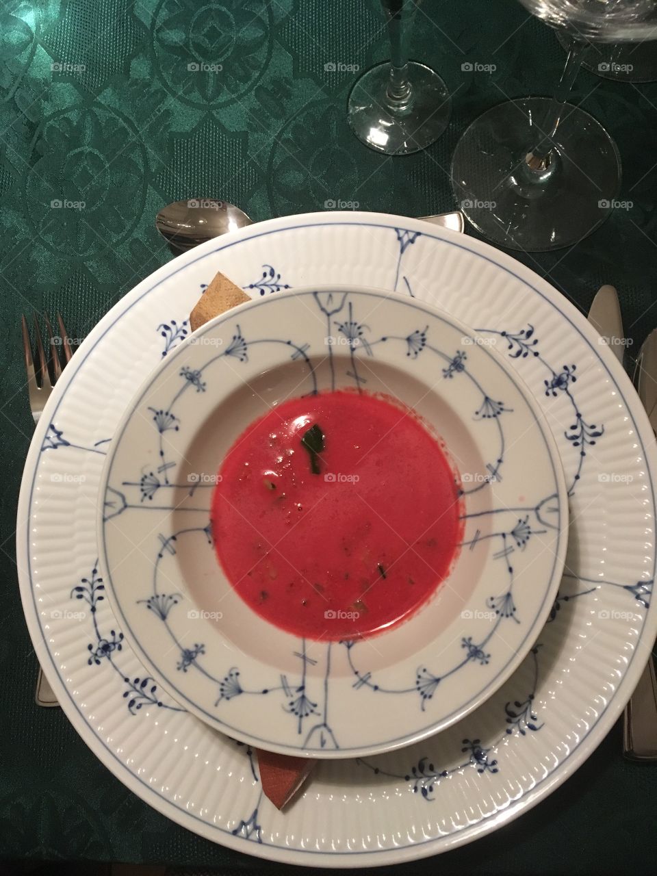 Pink soup