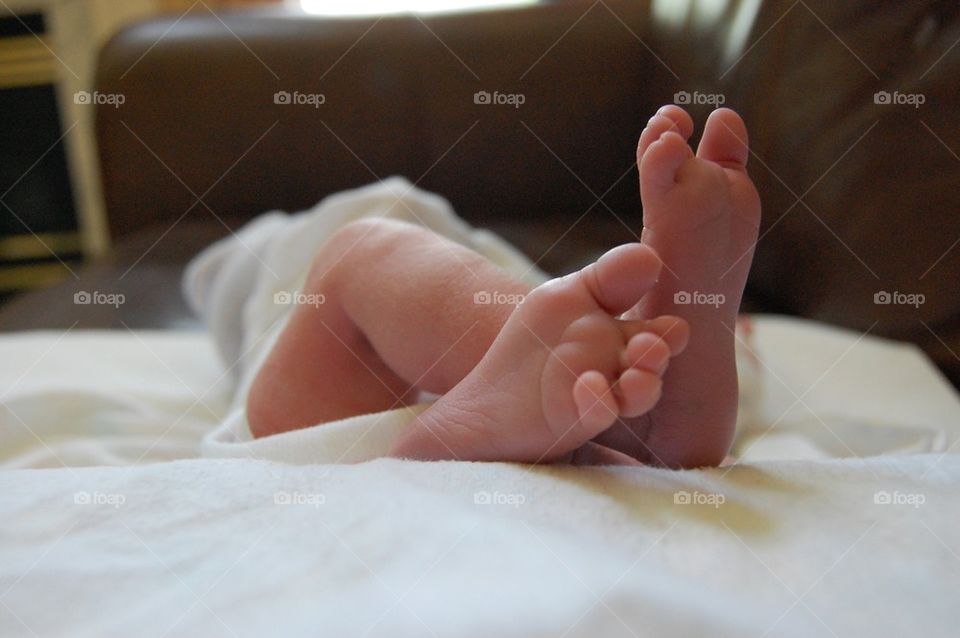 Newborn feet