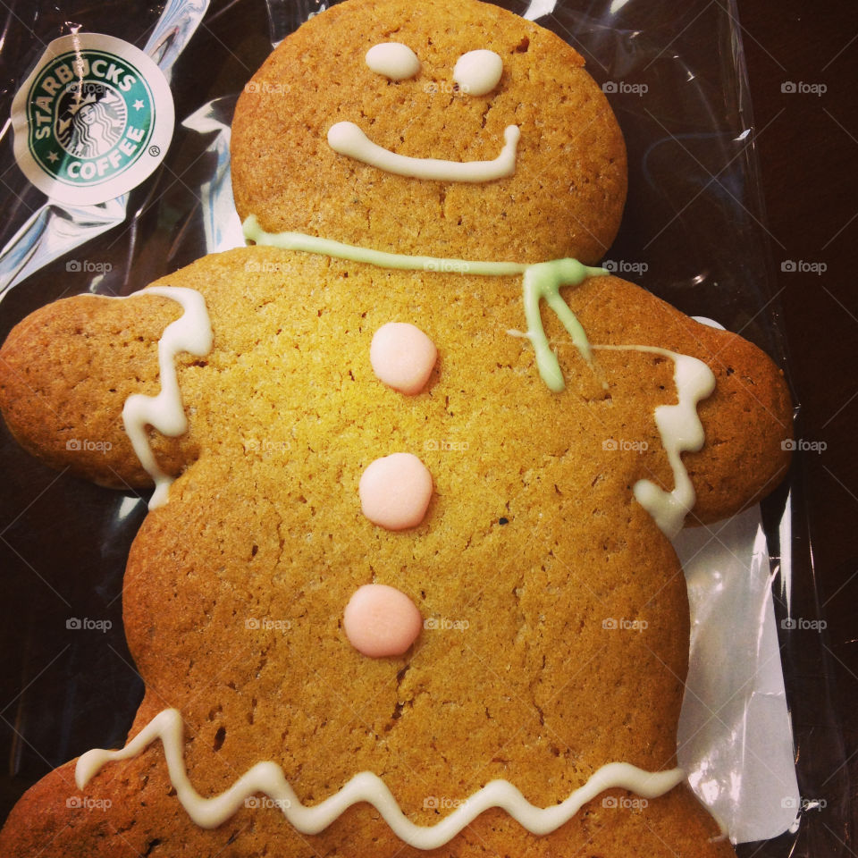 gingerbread in the shape of a little man