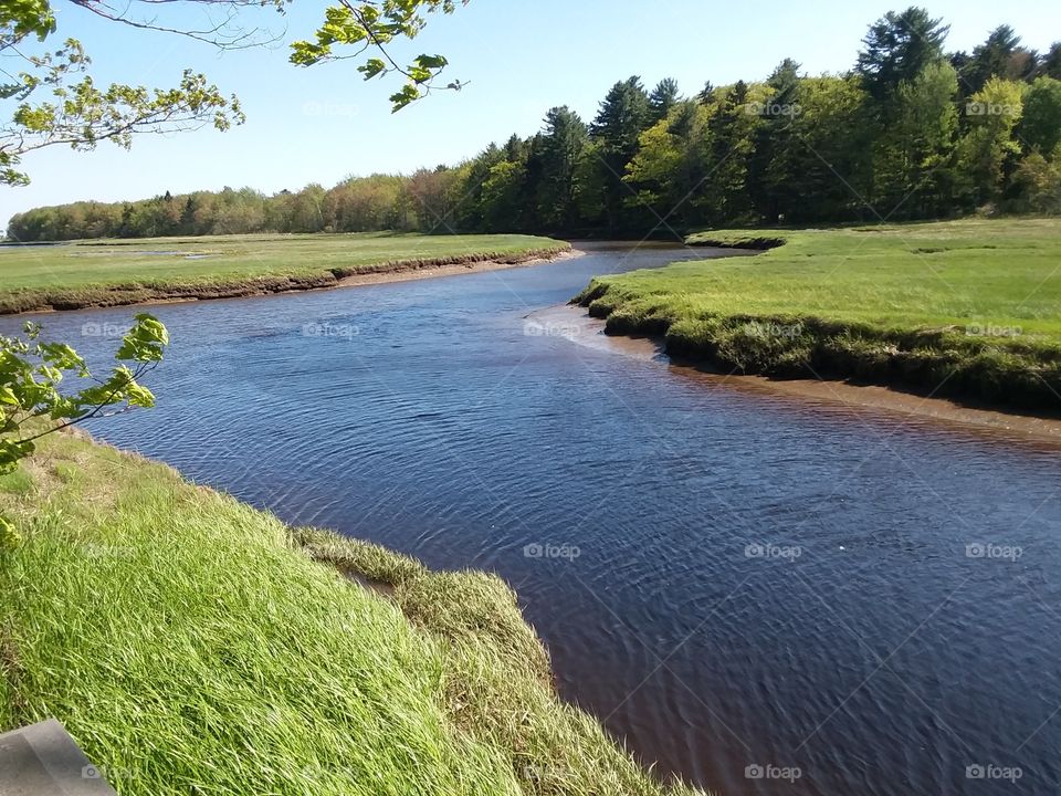 river bending