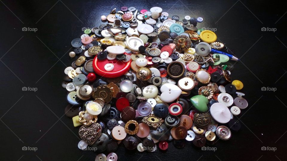 Button pile