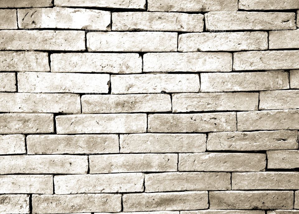 A bricks wall. A wall is builded by Bricks