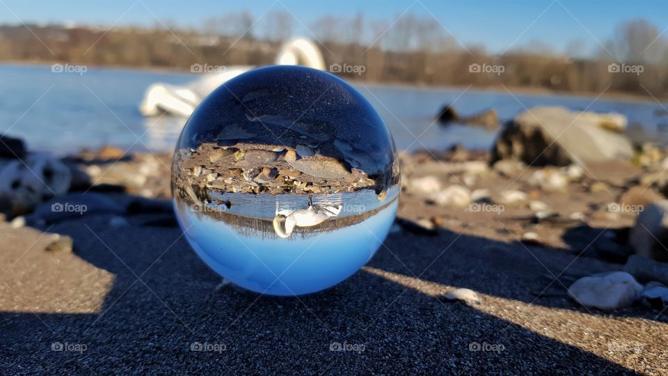 Strandkugel Koblenz am Rhein