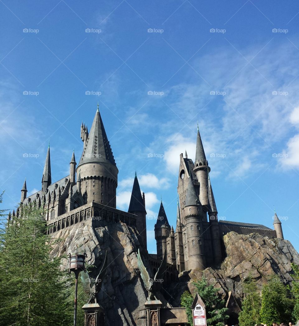 Hogwarts . my trip to Harry potter land