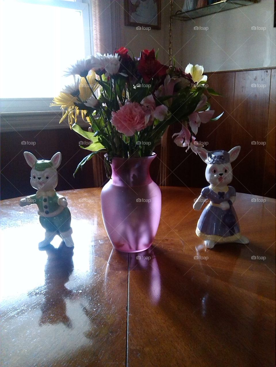 Easter bunny flowers