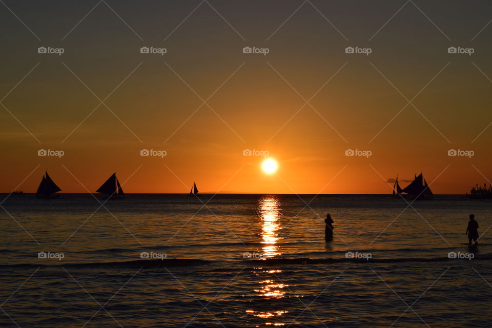 Sunset, Boracay, Philippines