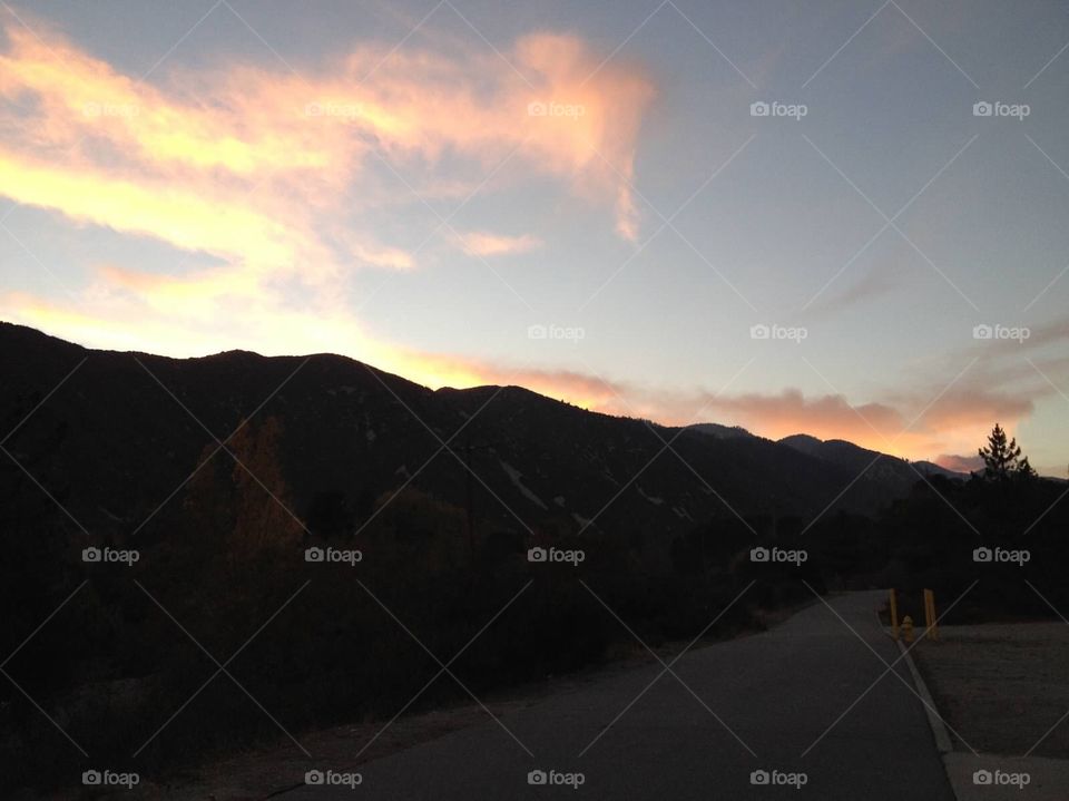 Mountain sunset (2)