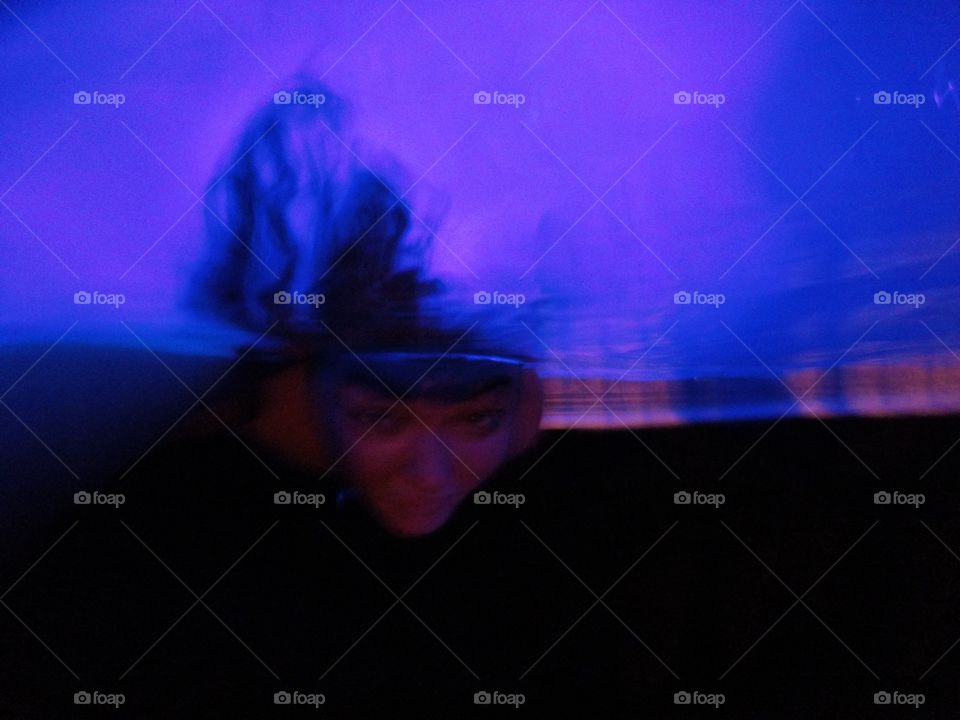 Half under water half above