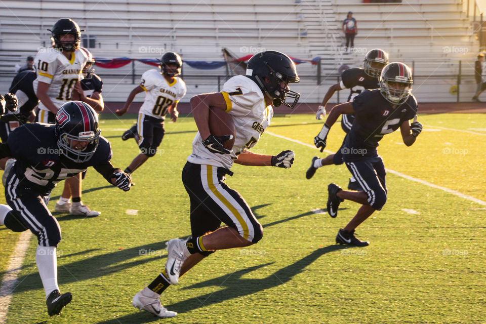 Football, University, Football Player, Competition, Touchdown