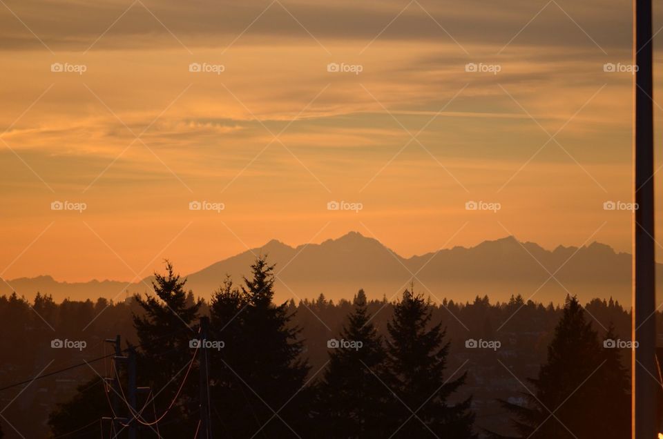 Cascades over Seattle