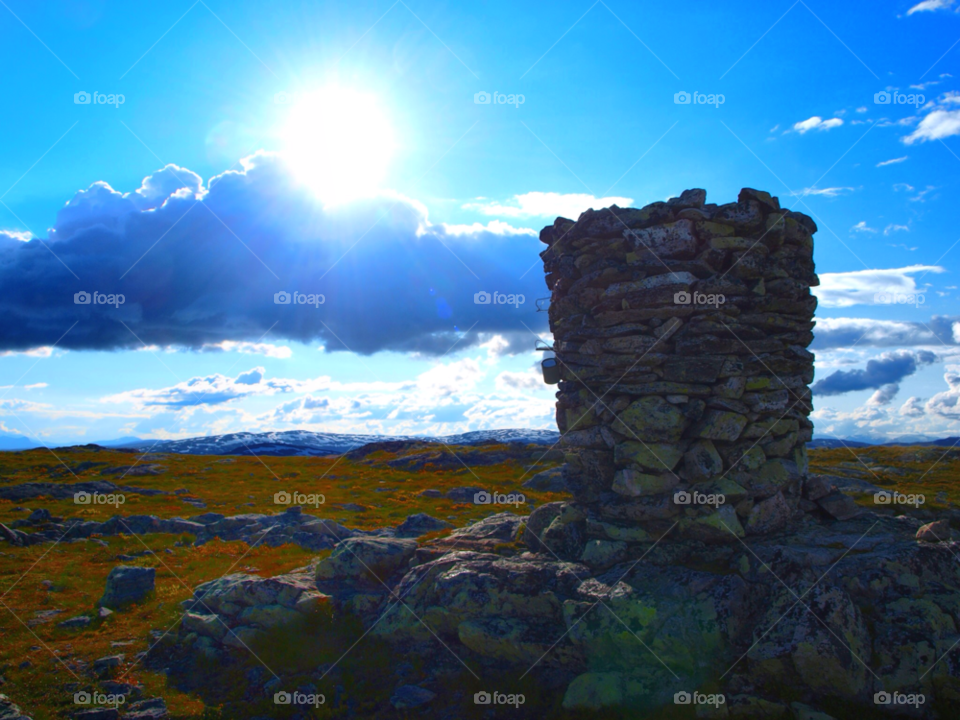 nature mountain sunny sun by hslysne