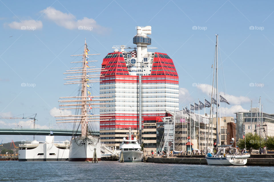 Gothenburg Harbour Sweden, Lilla Bommen Göteborg Sverige  
