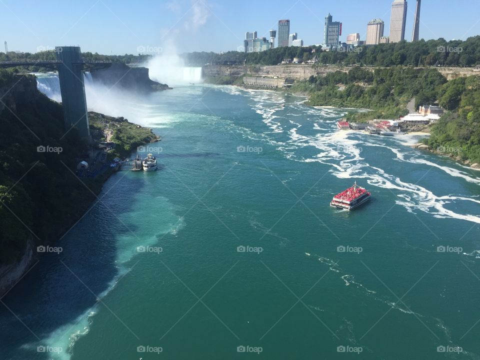 Picture of Niagara Falls taken from the Canadian side