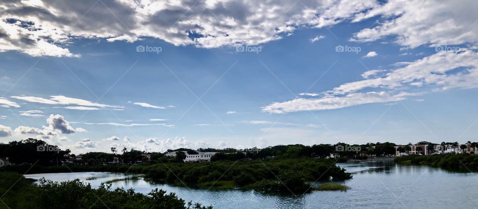 Evening sky over St. Augustine.