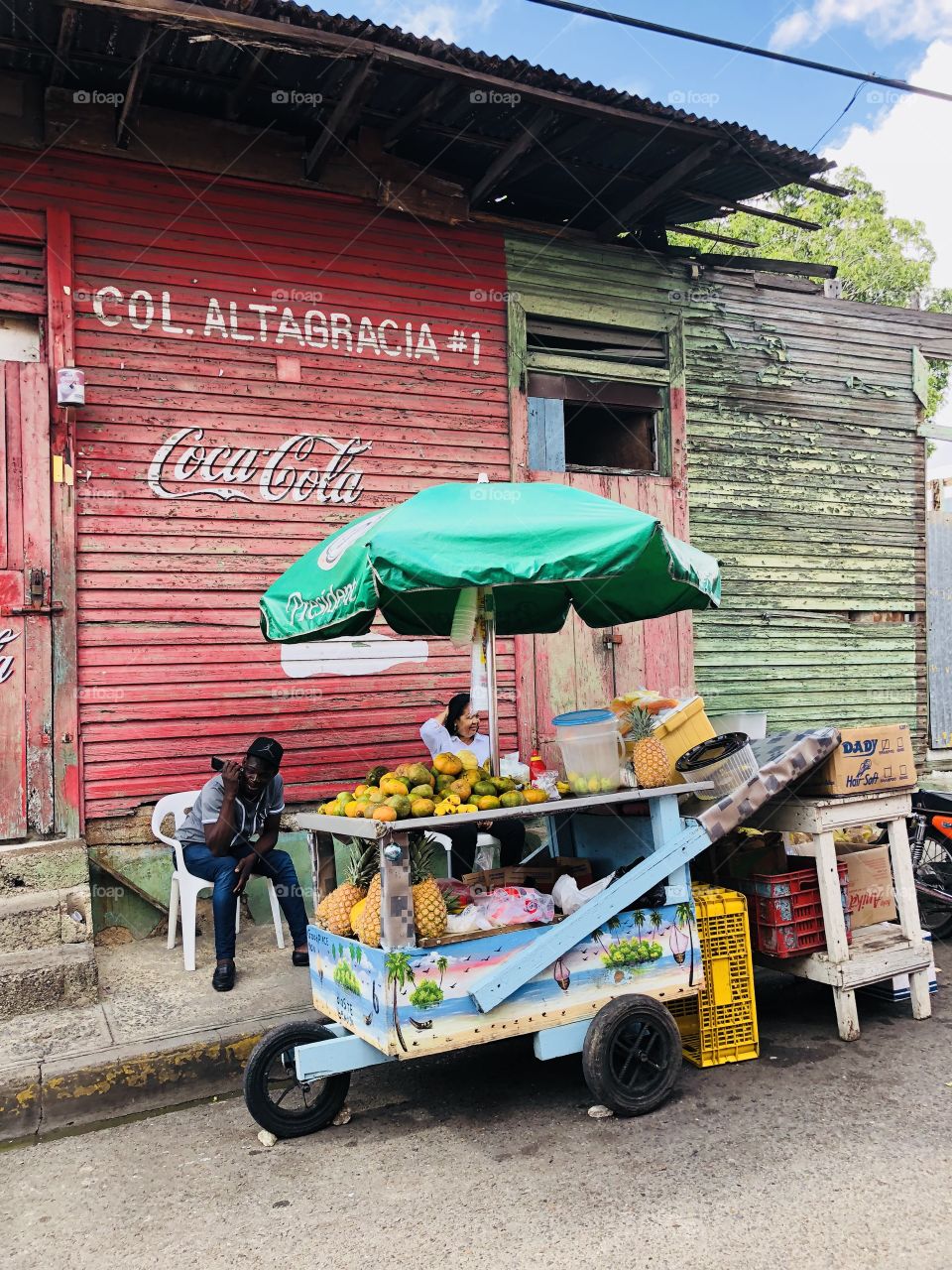 Street in La Romana, Dominican Republic 