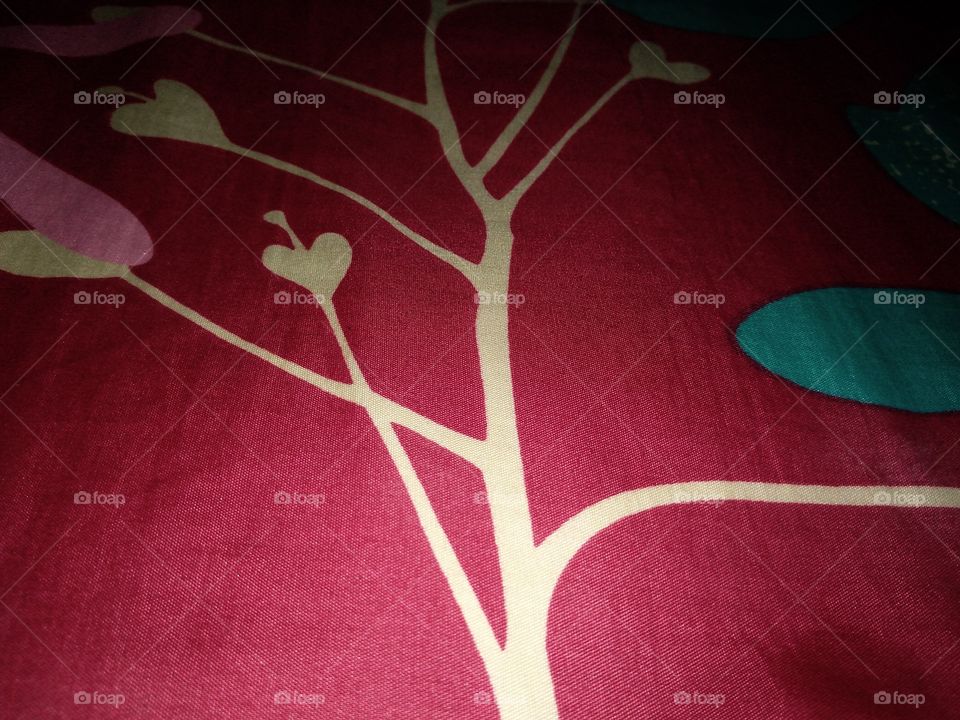 tree pic on fabric