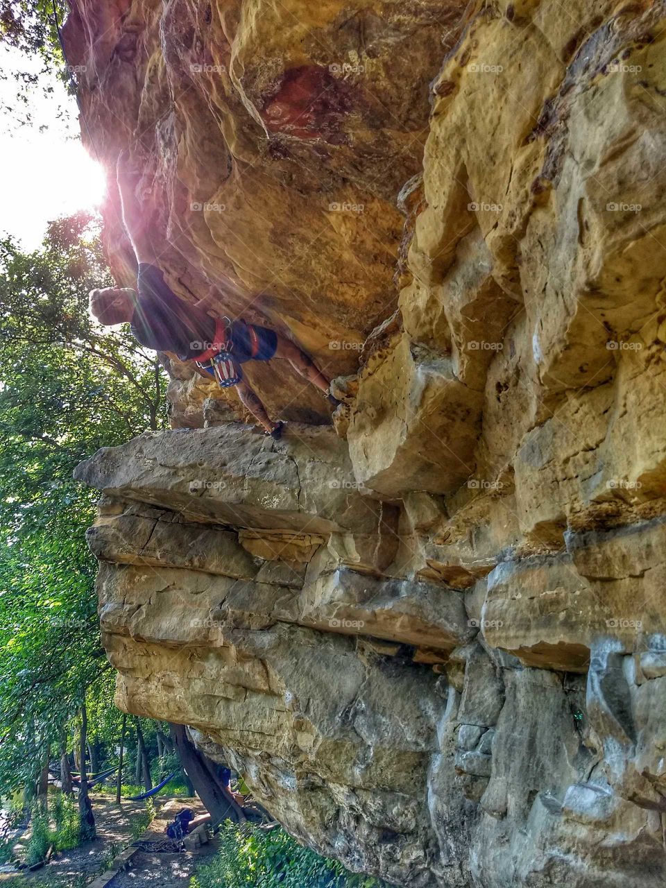 climbing Doug's roof