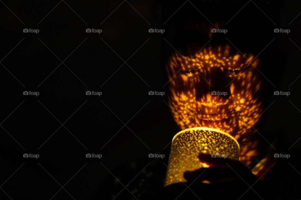 A face full of starlight as I call it