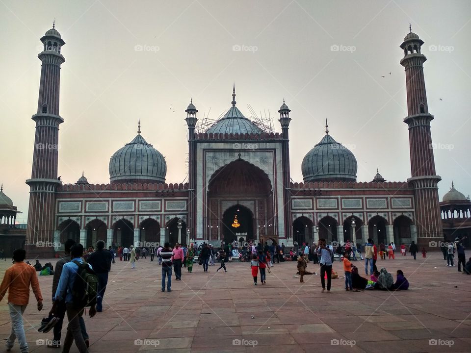Jama masjid at new delhi