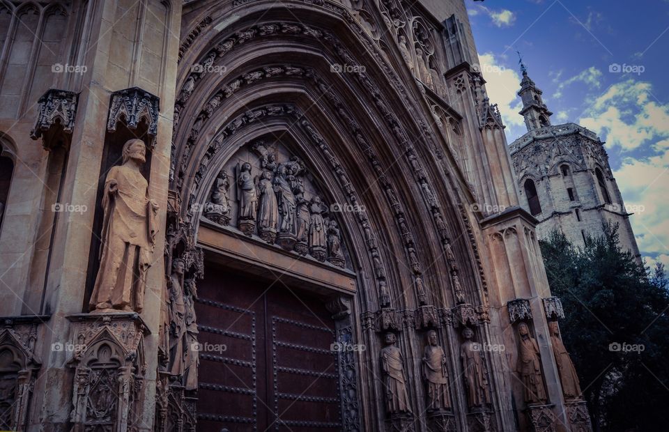 Puerta de los Apóstoles, Catedral de Valencia (Valencia - Spain)