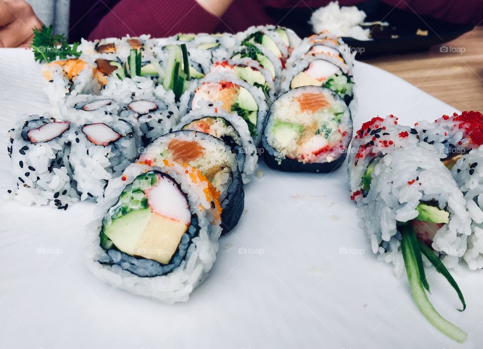 Rolls of Sushi 