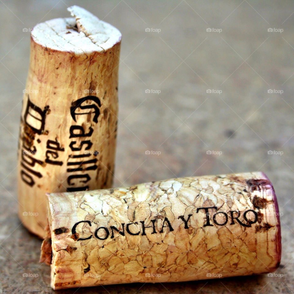 closeup wine cork diablo by geraltamirano