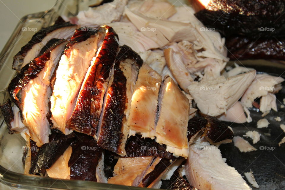smoked barbecue turkey