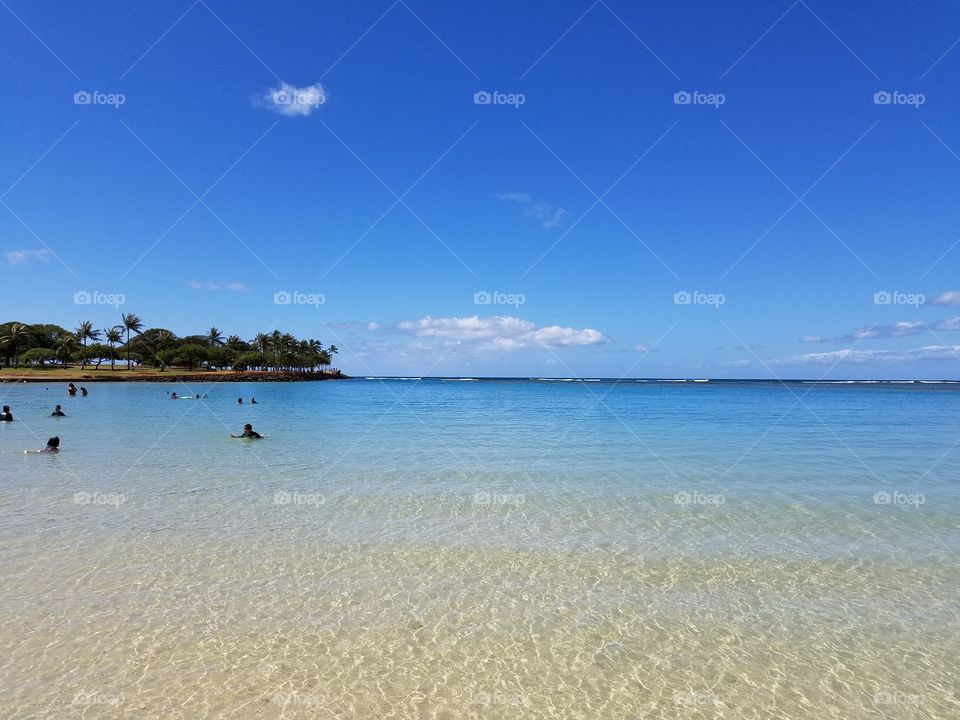 Oahu beautiful beach