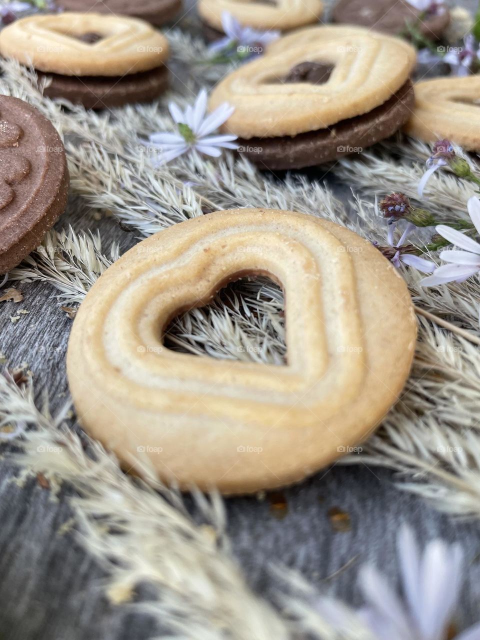 Vanilla Heart Cookies...