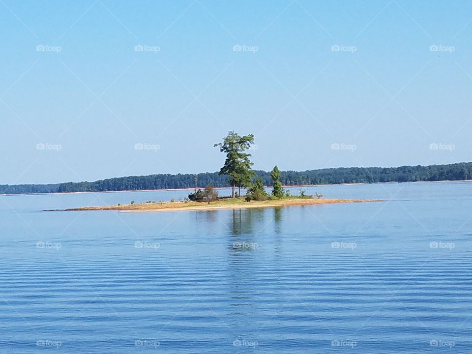 Island on the Lake