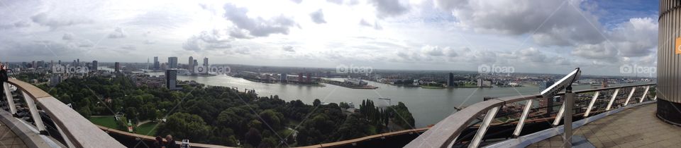 View over Rotterdam 