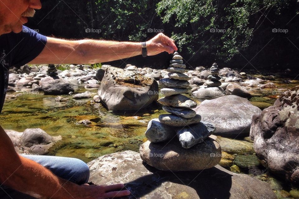 Topping off the stone stack