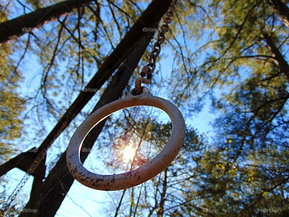 40 year old piece of a swing set.