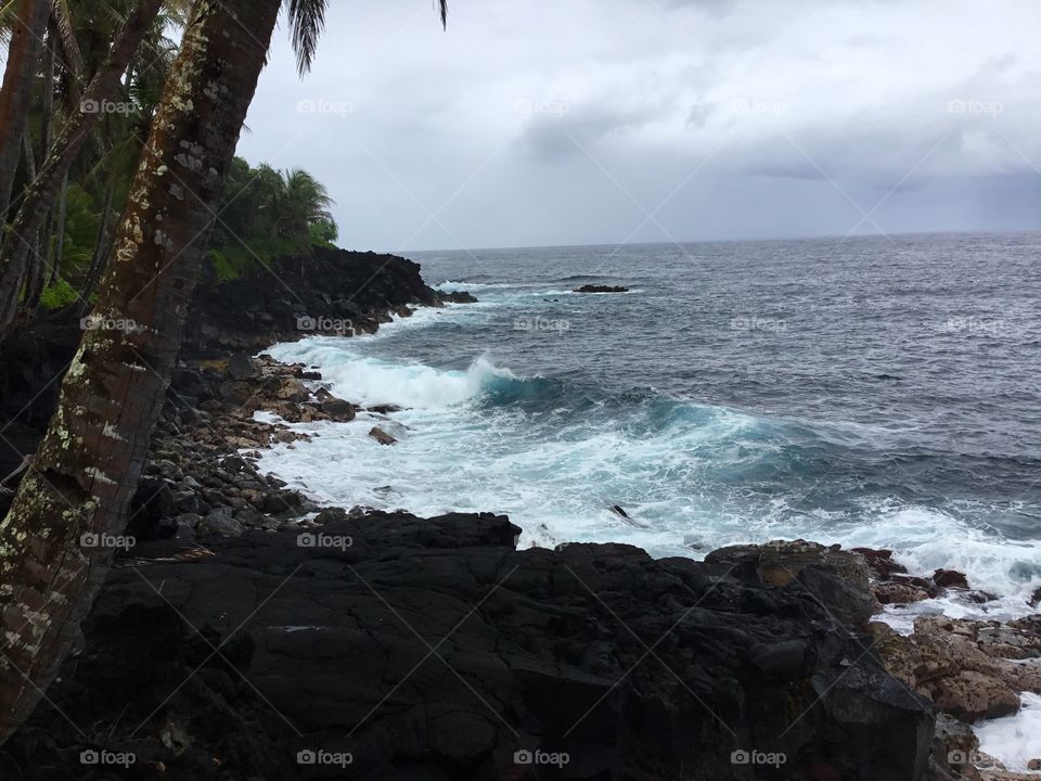 Stormy day on the Big Island