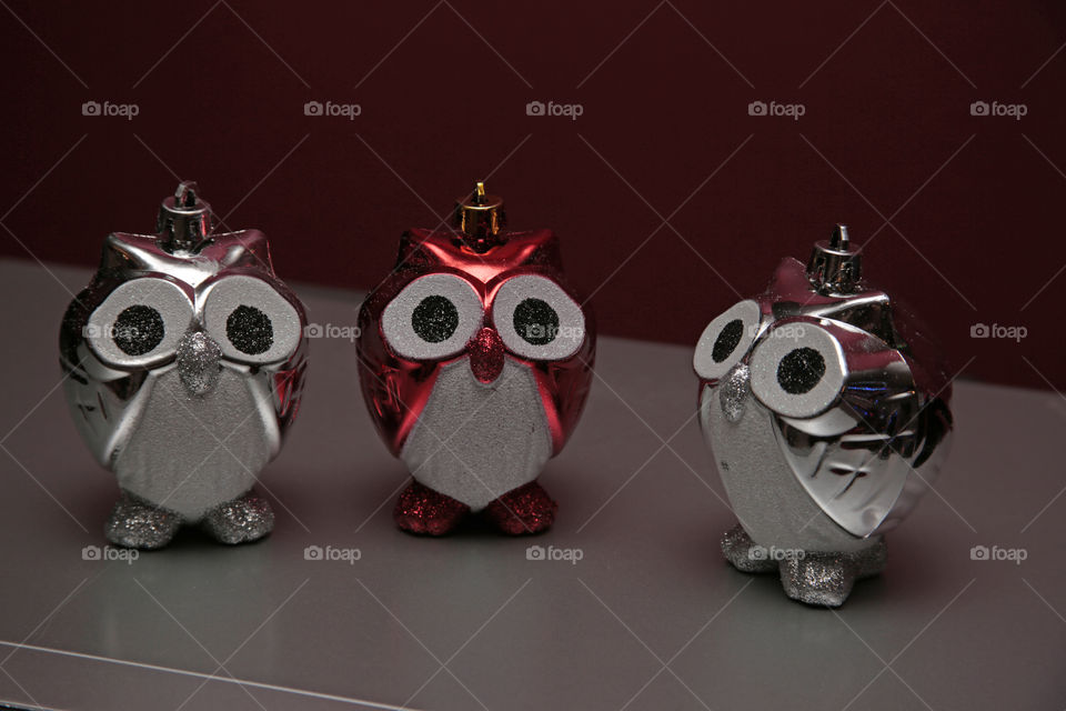 Christmas owls